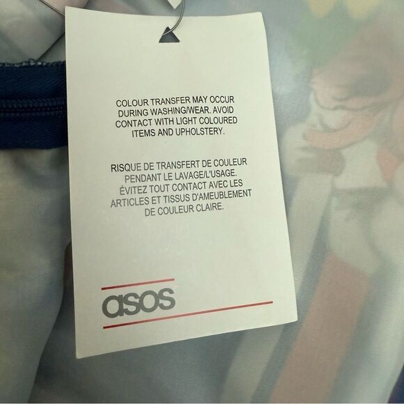 Vibrant Multicolor Wide Leg Jumpsuit - ASOS Tropical Print (UK 16, EU 46, US 14) - Picture 14 of 15